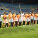 لأول مرة..22 طفلا من أبطال مصابي الحروق يشاركون  في مباراة كرة قدم على الملاعب المصرية