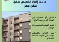 5 حالات لإلغاء تخصيص شقق سكن مصر..تعرف عليها(انفو جراف)