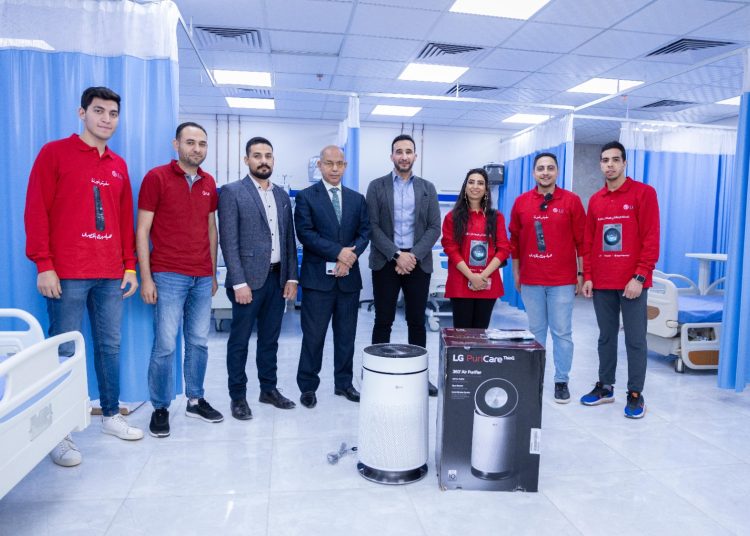 إل جي مصر تتبرع بأحدث أجهزتها لتنقية الهواء “PuriCare360″لمراكز الرعاية الصحية بالفيوم