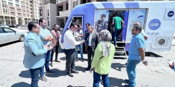 الشربيني،يتفقد سيارة مجهزة لخدمة قاطني الحي السكني الثالث R 3 بالعاصمة الإدارية