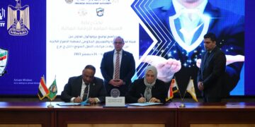  توقيع  بروتوكول  بين هيئة قضايا الدولة والصندوق الحكومي لتغطية أضرار بعض حوادث مركبات النقل السريع