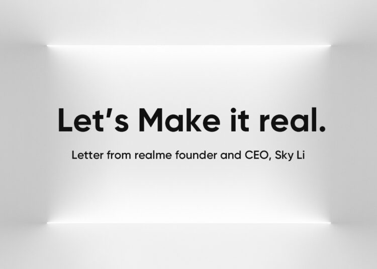 ريلمي تستعد لتغيير شعار العلامة التجارية الى” Let’s Make it real”