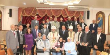 أمانه حدائق القبه لحزب الشعب الجمهوري تهنئ الاخوه الاقباط بمناسبه اعياد الميلاد