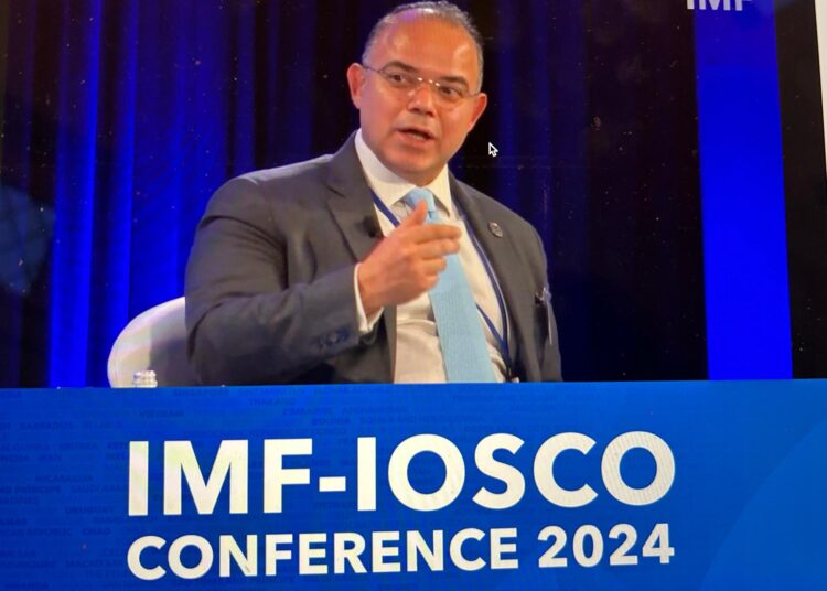 رئيس الرقابة المالية يشارك في المؤتمر الأول المشترك بين صندوق النقد والمنظمة الدولية للهيئات الرقابية