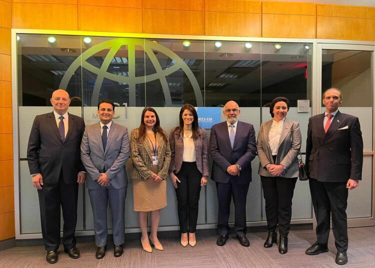 وزيرة التعاون الدولي تلتقي مُمثلي مجلسي النواب والشيوخ خلال اجتماعات الربيع  بواشنطن