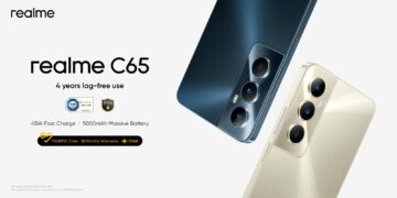 ربلمى تطلق هاتفها الجديد realme C65 المصمم خصيصًا للشباب