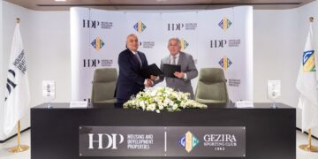 بروتوكول تعاون بين شركة التعمير والإسكان العقاريةHDP ونادي الجزيرة الرياضي GSC