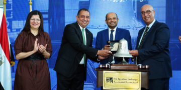 رئيس البورصة يفتتح جلسة التداول احتفالا ببدء التداول على أسهم “أكت فاينانشال للاستشارات”