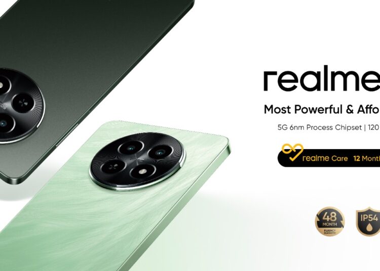 إطلاق هاتف realme 12x 5G بأقوى شريحة 5G في فئته وبأفضل المميزات وسعر تنافسي
