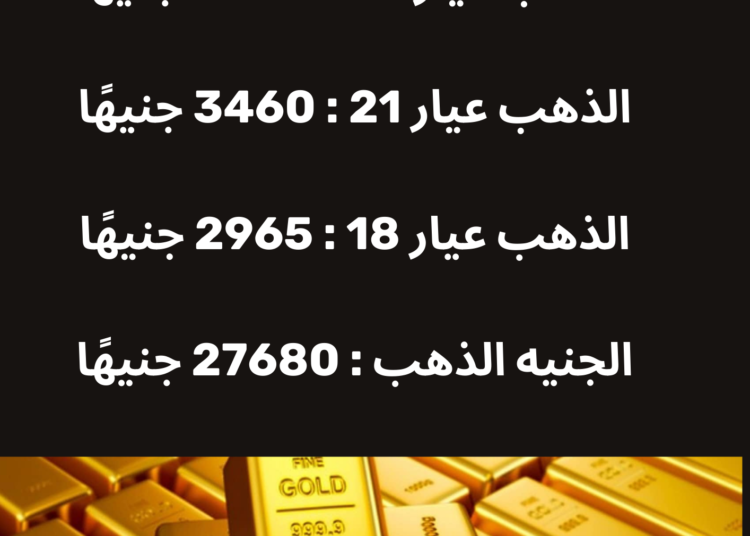 أسعار الذهب اليوم بالاسواق (انفو جراف)