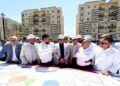 وزير الإسكان يتفقد سير العمل بوحدات المبادرة الرئاسية “سكن لكل المصريين” بمدينة أكتوبر الجديدة