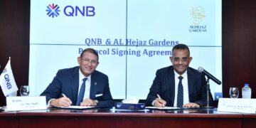 بنك QNB يوقع بروتوكول تعاون مع شركة الحجاز جاردنز للاستثمار العقاري لتسهيل التمويل لعملائه