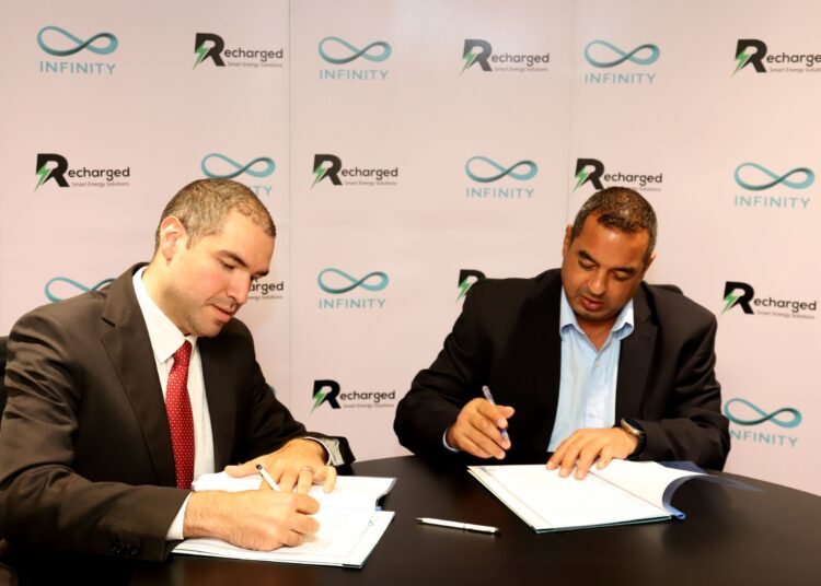إنفنيتي كابيتال وRecharged توقعان شراكة استراتيجية للتوسع في نشر حلول الشحن المنزلي للسيارات الكهربائية في السوق المصري