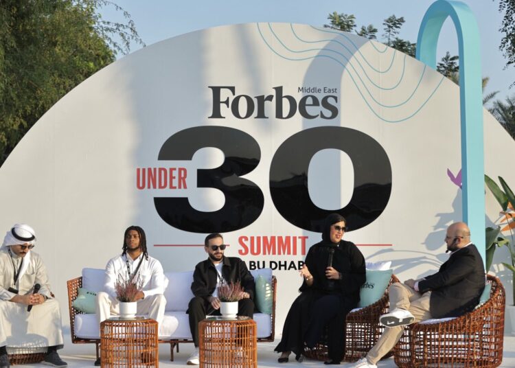 إنطلاق  فعاليات النسخة الثالثة من قمة فوربس الشرق الأوسط السنوية للشباب المبدع بأبو ظبي