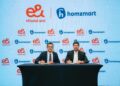 شراكة استراتيجية بين “إي آند للتكنولوجيا المالية والتطبيقات الرقمية ” و هومزمارت”