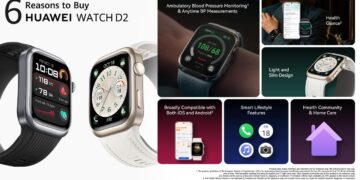 “ساعة HUAWEI WATCH D2 الجديدة”: هواوي تعرض أحدث منتجاتها