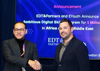 EDT&Partners العالمية تبرم شراكة مع Eyouth المصرية الناشئة لتطوير المهارات الرقمية لمليون شاب في إفريقيا