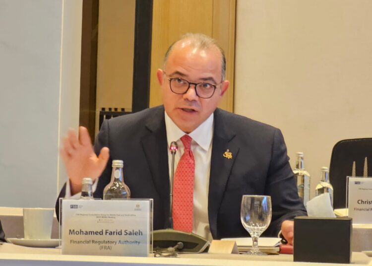 رئيس هيئة الرقابة المالية يشارك في الاجتماعات الدورية للمجموعة الاستشارية لمجلس الاستقرار المالي