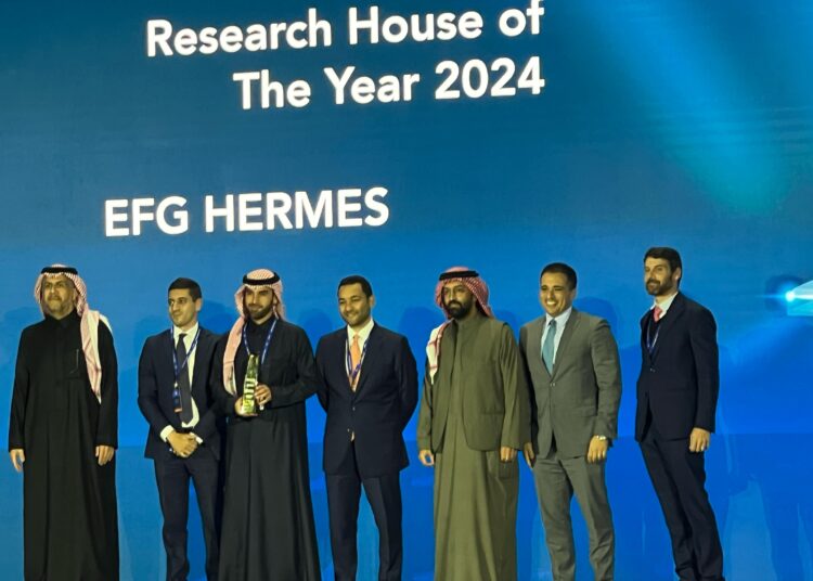“إي إف چي هيرميس” تحصد الجائزة الذهبية كأفضل دار للبحوث في السعودية