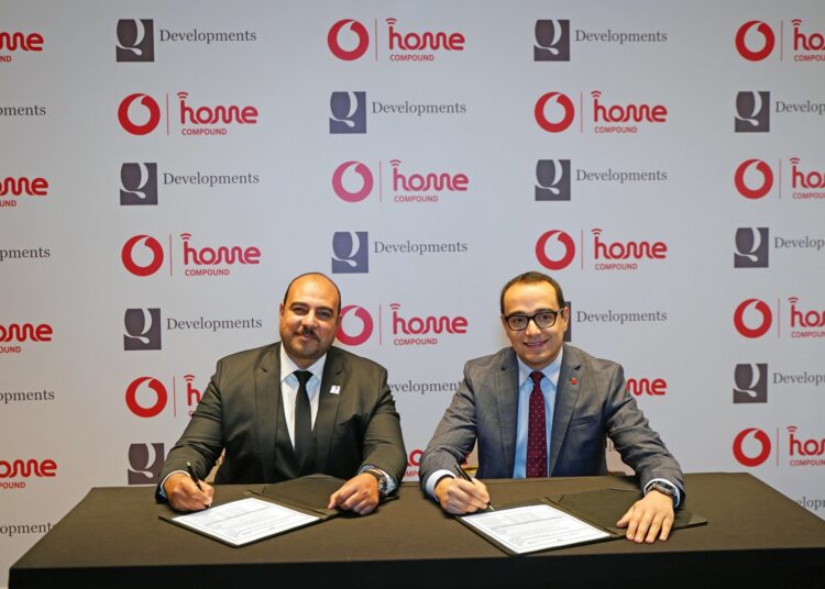 “ڤودافون مصر”و”كيو للتطوير العقاري” تتعاونان لتقديم حلول اتصالات ذكية لمشروعات “كيو هيلز” و”كيو نورث”