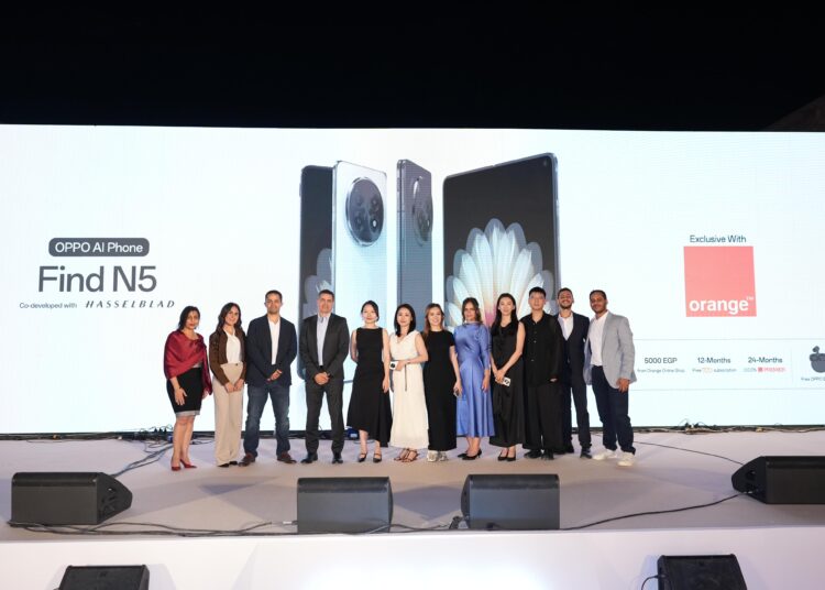 OPPO تُطلق Find N5 القابل للطي لأول مرة في مصر وتحدد معايير جديدة لمستقبل الهواتف الذكية
