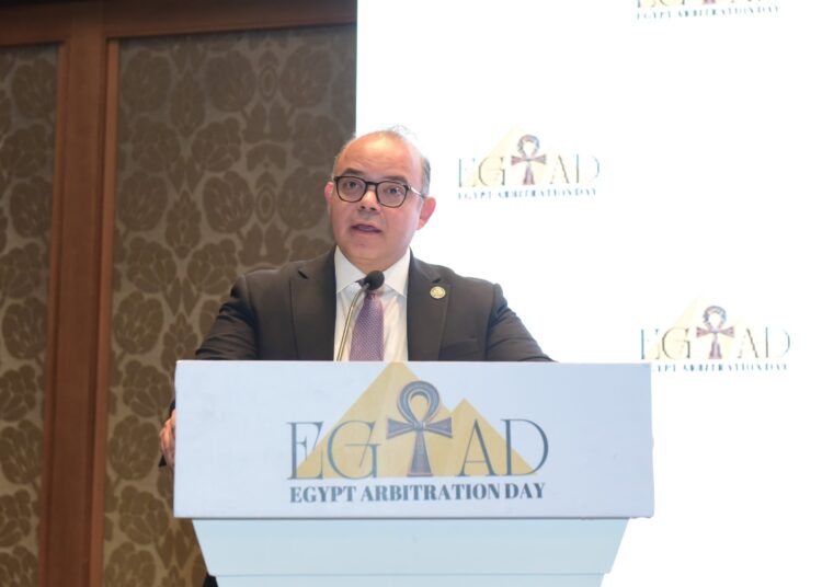 “رئيس الرقابة المالية” يلقي الكلمة الافتتاحية للنسخة الأولى من مؤتمر يوم التحكيم المصري(EGYAD)