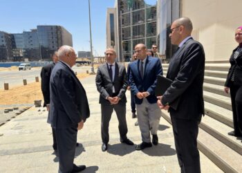 رئيس”البنك الزراعي المصري”يتفقد الأعمال النهائية بمقر البنك بالعاصمة الإدارية تمهيداً لافتتاحه قريباً