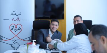 بنك مصر يطلق من جديد حملة للعاملين به للتبرع بالدم