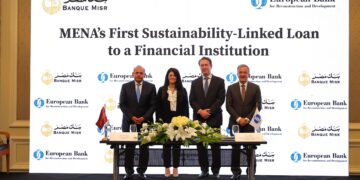 “بنك مصر” و”البنك الأوروبي لإعادة الإعمار والتنمية” يوقعان على أول قرض مرتبط بالاستدامة لمؤسسة مالية في الشرق الأوسط