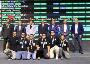 وزيرا الاتصالات و”الشباب” يشهدان حفل ختام المسابقة المصرية للبرمجة لشباب الجامعات ECPC