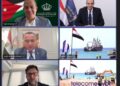 وزير الاتصالات  ووزير الاقتصاد الرقمى الأردنى يشهدان عملية إنزال الكابل البحرى “كورال بريدج” فى مدينة طابا