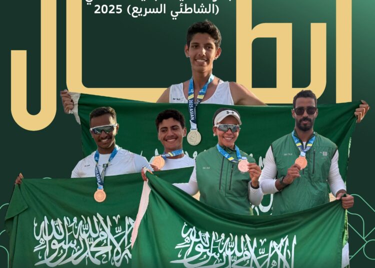 الأخضر السعودي للتجديف يبهر العالم بـ4 ميداليات آسيوية