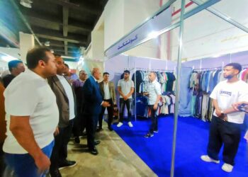 جولة تفقدية لأعضاء لجنة المعارض بالغرفة لمعرض أهلا مدارس الرئيسي بالقاهرة قبل إفتتاحة بساعات