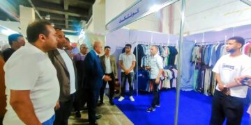 جولة تفقدية لأعضاء لجنة المعارض بالغرفة لمعرض أهلا مدارس الرئيسي بالقاهرة قبل إفتتاحة بساعات