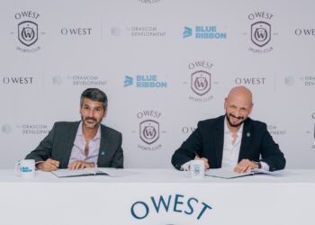  توقّيع اتفاقية تشغيل نادي O West الرياضي والاجتماعي مع شركة Blue Ribbon المتخصصة في إدارة الأندية