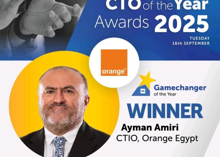 Orange Egypt’s CTIO, Dr. Ayman Amiri, Named “CTO of the Year 2025” by Mobile Europe Awards
