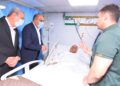 وزير العمل ومحافظ الغربية يزوران مصابي حادث حريق مصنع بالمحلة الكبرى
