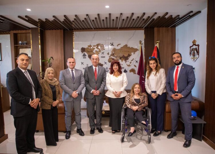 رئيس جمعية الفنادق الأردنية يستقبل وفد اتحاد المستثمرات العرب برئاسة هدى يسى