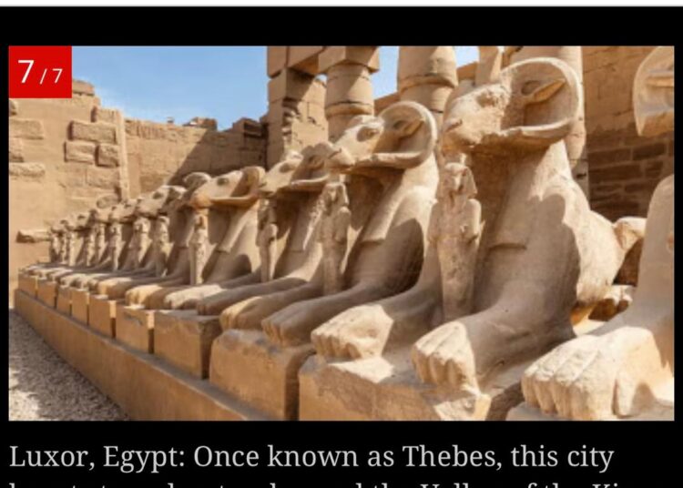 الصحف الهندية تختار الأقصر ضمن أعرق 6 مدن في العالم