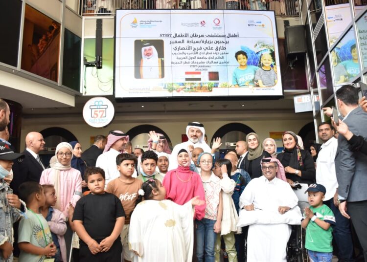 طفولة بلا سرطان.. مستشفى سرطان الأطفال تنظّم احتفالية بحضور سفير قطر بالقاهرة