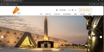 إطلاق الموقع الإلكتروني الرسمي للمتحف المصري الكبير