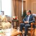 سفير الإمارات يبحث مع وزير قطاع الأعمال تعزيز التعاون الاقتصادي