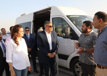 متابعات مكثفة من محافظ الجيزة لأعمال تجميل وإنارة الطرق المؤدية إلى المتحف الكبير