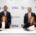 توقيع اتفاقية بين بنك قناة السويس وشركة “فيزا” لدعم التحول الرقمي