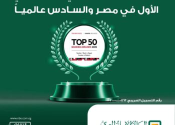 البنك الأهلي.. الأول بمصر والسادس عالمياً كأفضل علامة تجارية مصرفية 2025