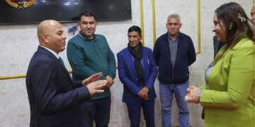 وفد ليبي يزور  “مجمع عمال مصر” للتعرف على خدمات ومنظومة العمل