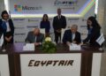 اتفاقية بين مصر للطيران ومايكروسوفت لتعزيز التحول الرقمي بقطاع الطيران
