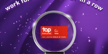 للعام الثالث على التوالي..المصرية للاتصالات تحصد جائزة أفضل بيئة عمل “Top Employer” لعام 2026
