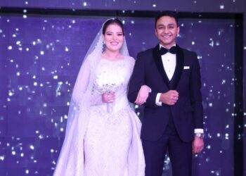 زواج المستشار أحمد صايم من المستشارة غدير الملاح في حفل مهيب بدار المدرعات