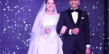 زواج المستشار أحمد صايم من المستشارة غدير الملاح في حفل مهيب بدار المدرعات